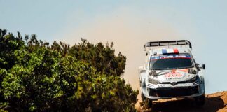 Ott Tänak ja Martin Järveoja Sardiinia Rallil 2025