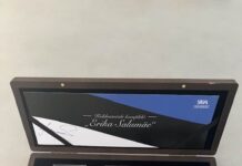 Erika Salumäele pühendati kuldmüntide komplekt