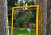 Tervisespordikeskuse discgolfirada pikenes